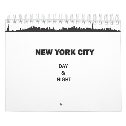 Mural Calendrier de New York City jour et nuit (Protection)