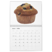 Mural Calendrier de nourritures de petit déjeuner (Mar 2026)