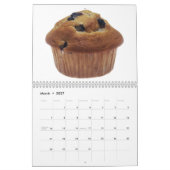Mural Calendrier de nourritures de petit déjeuner (Mar 2027)