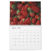 Mural Calendrier de nourritures de petit déjeuner (Feb 2027)