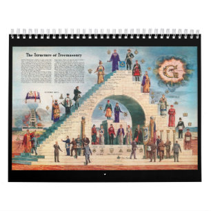 Mural Calendrier de panneau de chevalet de