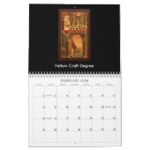 Mural Calendrier de panneau de chevalet de (Feb 2026)