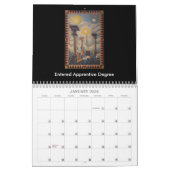 Mural Calendrier de panneau de chevalet de (Jan 2026)