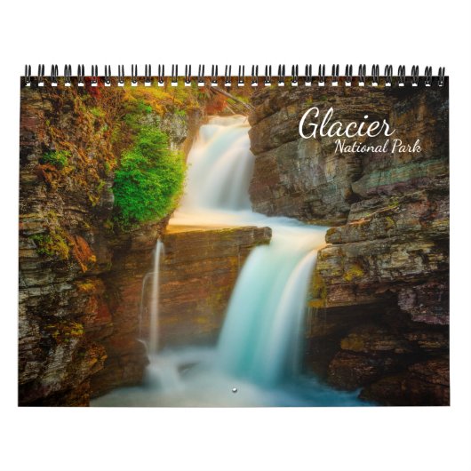 Mural Calendrier de parc national de glacier (Protection)