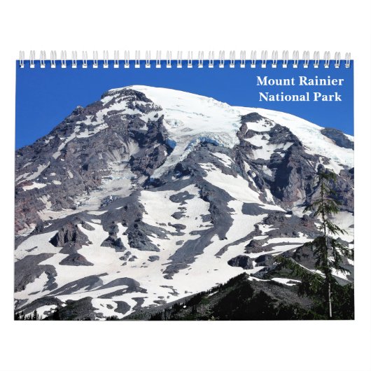 Mural Calendrier de parc national de mont Rainier (Protection)