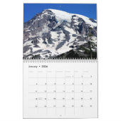 Mural Calendrier de parc national de mont Rainier (Jan 2026)