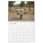 Mural Calendrier de parc national de Yellowstone (Mar 2026)