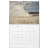 Mural Calendrier de parc national de Yellowstone (Jan 2026)