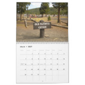 Mural Calendrier de parc national de Yellowstone (Mar 2027)