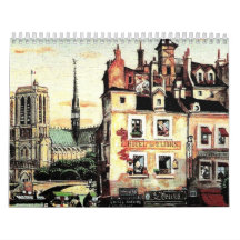 Calendrier de paysage urbain.
