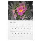 Mural Calendrier de photographie de 2010 fleurs (Mar 2027)