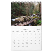 Mural Calendrier de photos de nature (Mar 2027)