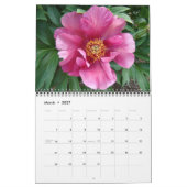 Mural Calendrier de pivoines intersectionnelles 2010 (Mar 2027)