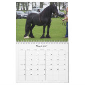 Mural Calendrier de poney de vallées (Mar 2027)