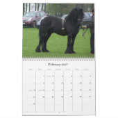 Mural Calendrier de poney de vallées (Feb 2027)