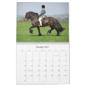Mural Calendrier de poney de vallées (Jan 2027)
