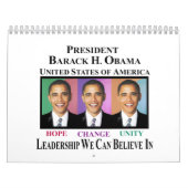 MURAL CALENDRIER DE PRÉSIDENT OBAMA WINS (Protection)