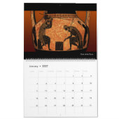 Mural Calendrier de projet d'animation de vase à (Jan 2027)