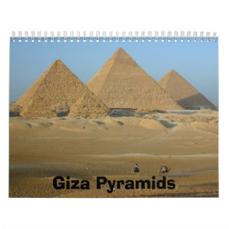 Mural Calendrier de pyramides de Gizeh