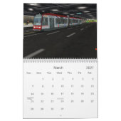 Mural Calendrier de rails du transit 2015 de métropole (Mar 2027)