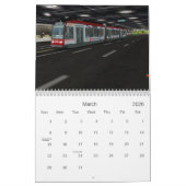 Mural Calendrier de rails du transit 2015 de métropole (Mar 2026)