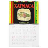 Mural Calendrier de Rastafari Jamaïque de reggae en (Mar 2027)