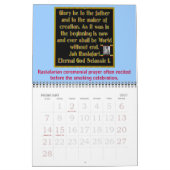 Mural Calendrier de Rastafari Jamaïque de reggae en (Feb 2027)