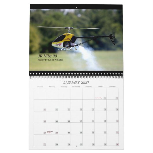 Mural Calendrier de RC Heli (Jan 2027)