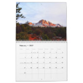 Mural Calendrier de Sedona (Feb 2027)