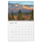 MURAL CALENDRIER DE SHASTA DE BÂTI (Feb 2027)