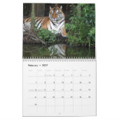 Mural Calendrier de Shere-Khan, Bengale TigerShere Khan (Feb 2027)