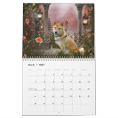 Mural Calendrier de Shiba Inu (Mar 2027)