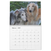 Mural calendrier de soie de 10 2016 Windhounds (Feb 2027)