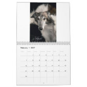 Mural calendrier de soie de 11 2016 Windhounds (Feb 2027)