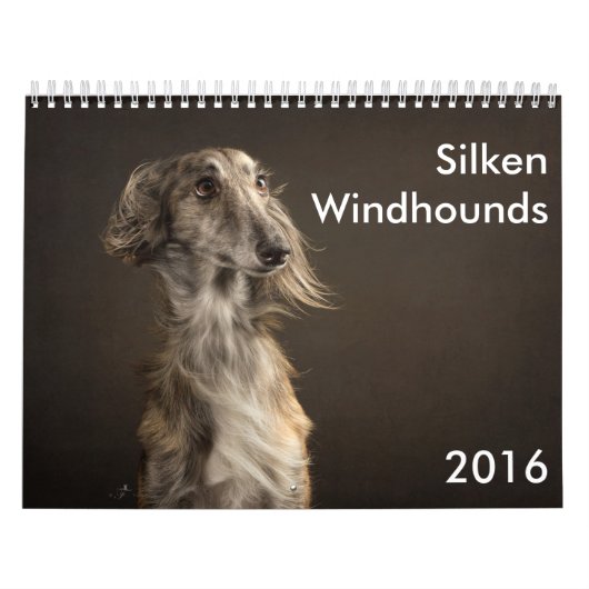 Mural calendrier de soie de 12 2016 Windhounds (Protection)