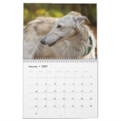 Mural calendrier de soie de 16 2016 Windhounds (Jan 2027)