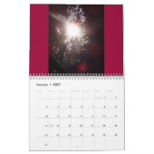 Mural Calendrier de SUNRAYS de MATIN (Jan 2027)