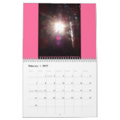 Mural Calendrier de SUNRAYS de MATIN (Feb 2027)