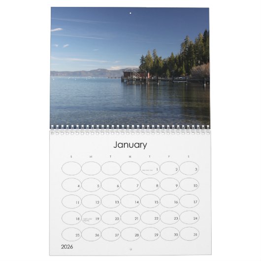 Mural Calendrier de Tahoe 2012 (Jan 2026)