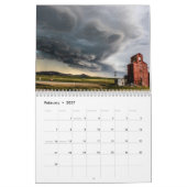 Mural Calendrier de temps de 2018 extrémités (Feb 2027)