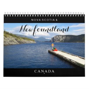 Mural Calendrier de Terre-Neuve la Nouvelle-Écosse