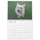 Mural Calendrier de Terrier de cairn 2010 (Feb 2027)