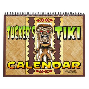 Mural Calendrier de Tiki de Tucker
