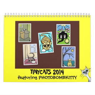 Mural Calendrier de Tinycats 2014