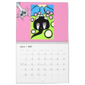 Mural Calendrier de Tinycats 2014 (Mar 2027)