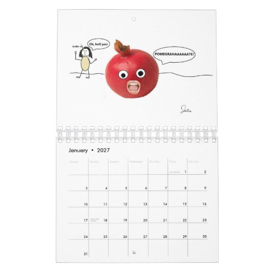 Mural Calendrier de Toolies 2012 (Jan 2027)