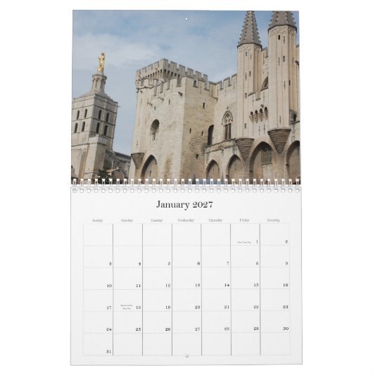 Mural Calendrier de TripCoop France (Jan 2027)