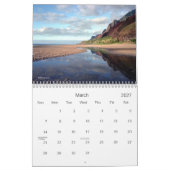 Mural Calendrier de vallée de Kalalau (Mar 2027)