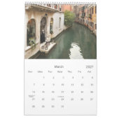 Mural Calendrier de Venise (Mar 2027)