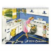 Mural Calendrier de vie Vintage 2016 (Protection)